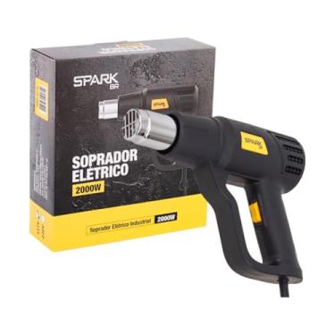 Imagem de Soprador Térmico 2000W 600°C 2 Estágios Profissional SparkBr 110V ou 220V Uso Residencial e Industrial Controle de Temperatura 220V