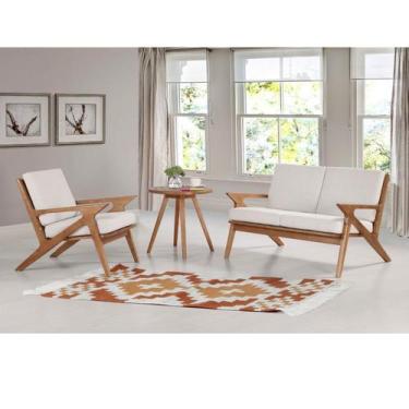 Imagem de Sofá para Sala 2 Lugares 117cm X 85cm Oslo - Casa e Jardim Móveis