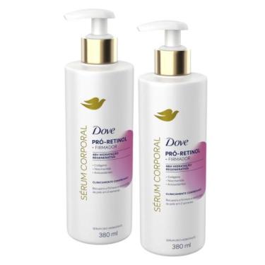 Imagem de Kit 2 Dove Sérum Hidratante Corporal Pró-Retinol Firmador 380ml