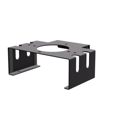 Imagem de Suporte embaixo da mesa para Mac mini M4 / Pro 2024 - Suporte de parede - Suporte VESA para monitor - Acessórios para Mac mini M4 - Economia de espaço - Suporte/Suporte/Suporte de metal - Preto