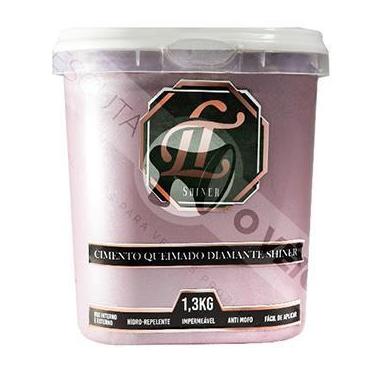 Imagem de Tinta Efeito Cimento Queimado 1,3KG Thaista Lt Shine - LT SHINER