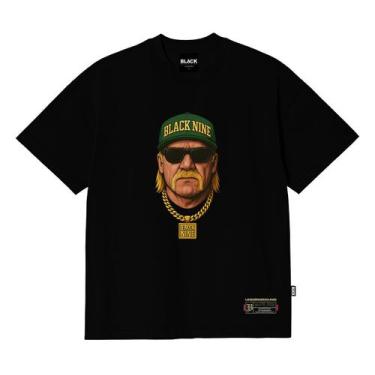 Imagem de Camiseta Black Nine Hulk Hogan The Creator - Preta - B91429, G4