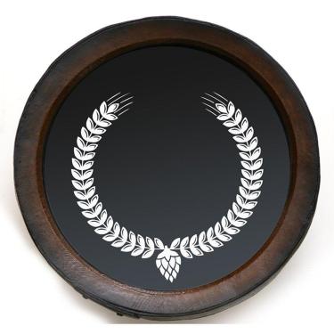 Imagem de Quadro Decorativo Porta Rolhas Redondo Cevada - Pequeno