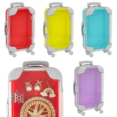 Imagem de SHIDOW Mini caixas de lembrancinhas, armazenamento decorativo para doces, joias, anéis, pequenas bugigangas para casamento, festa, decoração de aniversário (4 peças)