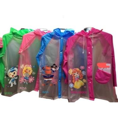Imagem de Capa de chuva infantil Reforçada menina e menino Com Desenho - SHOP AL