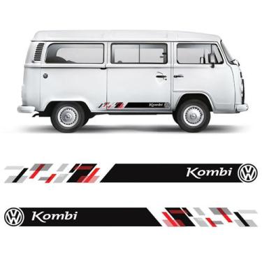 Imagem de Faixa Lateral P/ Kombi Sport 2006/2014 Preto Genérico - SPORTINOX, Kom