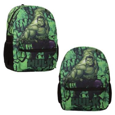Imagem de Mochila Infantil De Costas Hulk Passeio Viagem Aulas Tam G - TOYS 2U