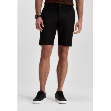 Imagem de Bermuda Docthos Middle Maquinetada com Elástico Ultralight, 003 preto,