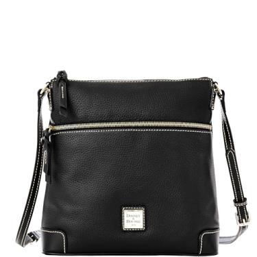 Imagem de Dooney & Bourke Bolsa de mão, transversal de grão de seixo, Preto e preto, One Size