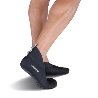 Imagem de Meia Sapatilha p/Beach Tennis Futebol de Areia Preta (Preto, Nº 32-34)