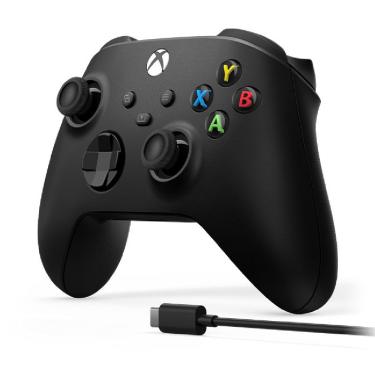 Imagem de Controle Microsoft Xbox Sem Fio Preto