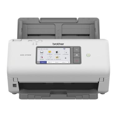 Imagem de Scanner de Mesa Brother ADS 4700W - Duplex - 1200dpi - 40ppm - USB, Wi-Fi e Ethernet - Bivolt