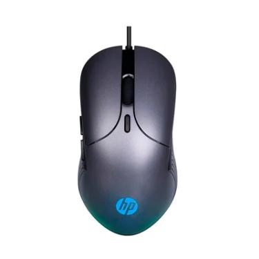 Imagem de Mouse Gamer HP M280, LED RGB, 2400DPI, 6 Botões, USB, Chumbo