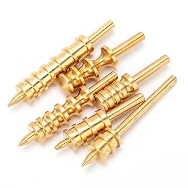 Imagem de Acouto Ferramenta de Polimento de Couro Escorregadio 6pcs de Couro Bronzeador de Latão Pacote de Pacote de Polimento de Aquecimento Elétrico Ferramenta de de de