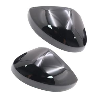 Imagem de ATUOTPO Tampa espelhada de encaixe lateral compatível com Honda Civic LX EX EX-L Si Sedan Sport Touring 2022-2025 preto brilhante esquerdo motorista direito passageiro sem seta substituição da capa do