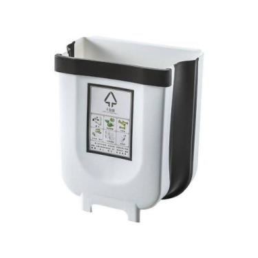 Imagem de Lixeira Dobrável de Parede - Branca - TOP RIO