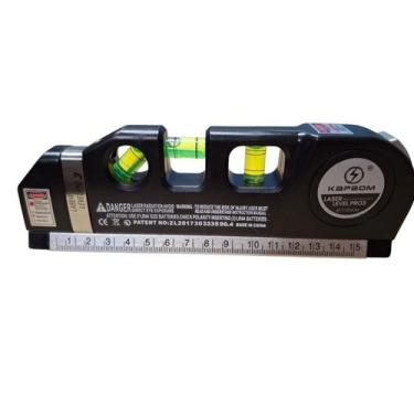Imagem de Nível Laser Profissional Trena 3 Estágios Nivelador Pro3 - KAPBOM