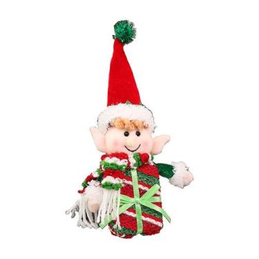 Imagem de Decorações de Natal Adorável Candy Can Goblin Dwarf Gift Bag Pingente 