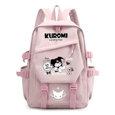 Imagem de Mochila Grande Capacidade Japonesa Anime kuromi Melody Cute - OUNUO