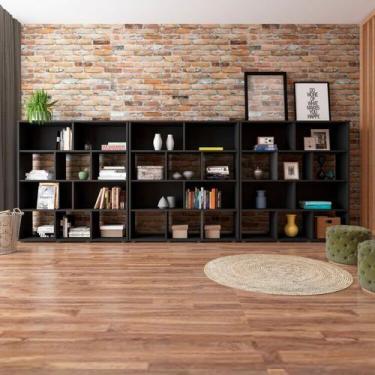 Imagem de Conjunto de 3 Estantes Book com Diversos Nichos - Artely