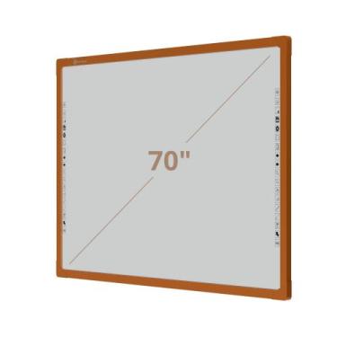 Imagem de Quadro Digital Unionboard Interativo 70 Educacional Laranja