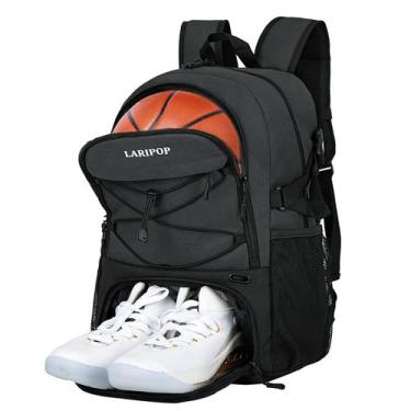 Imagem de Mochila de basquete LARIPOP para meninos e meninas, presentes masculin