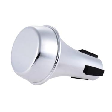 Imagem de Domary Mini Leve Prática Trompete Mudo Silenciador ABS Material para Amantes Música Concertos (Prata)