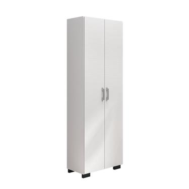 Imagem de Armário Multiuso 5 Prateleira 2 Portas - Branco Móveis Leão