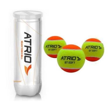 Imagem de Kit 3 Bolas De Beach Tennis Itf Soft Atrio-Unissex