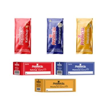 Imagem de Sache Ketchup Maionese e Mostarda 144 Unidades Cada
