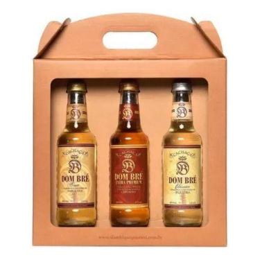 Imagem de Kit Cachaças Dom Bré - Carvalho, Jequitibá E Amburana 270ml