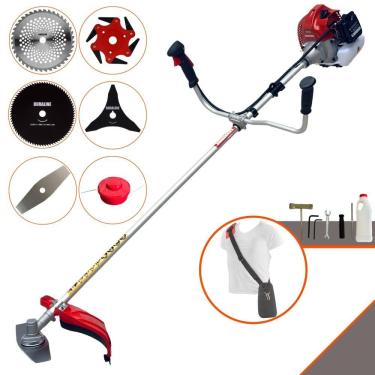 Imagem de Cortador De Grama à Gasolina Kawashima Bcj620l 62cc 6 Em 1