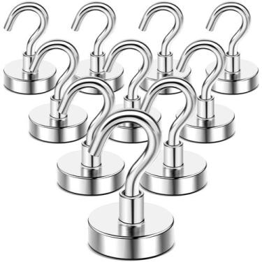 Imagem de Gancho de armazenamento DIYMAG, pacote com 10 ganchos magnéticos de ne