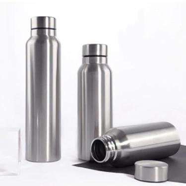 Imagem de Garrafa de Água Inox Boca Larga Squeeze Para Líquidos Frios e Quentes