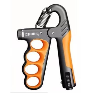Imagem de Hand Grip Mola Ajustável 5 A 100kg com Contador Exercícios Fisioterapia