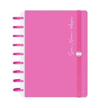 Imagem de Caderno De Disco Iscool Inteligente 140 Folhas Personalizado Solid Colors Rosa Primavera M+