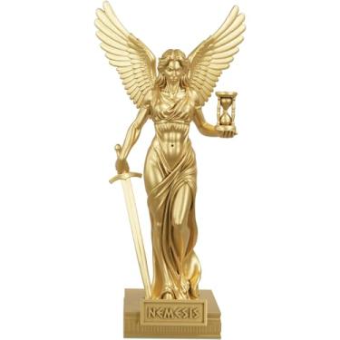 Imagem de Estátua Nemesis - Deusa Grega da Vingança (Cor Ouro)