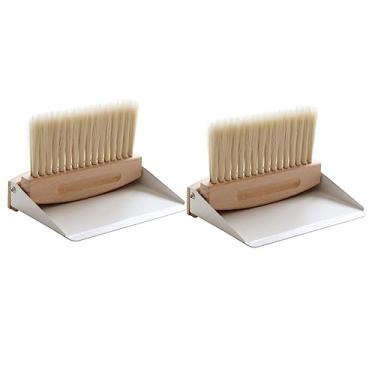 Imagem de Car Air Desktop Broom Kit Duster for Car Air Vent Mini Dustpan and Brush Set Small Cleaning Brush