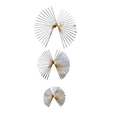 Imagem de Trio Girassol de Parede Metal Decorativo | Painel Moderno Decoração Sala Quarto Hall