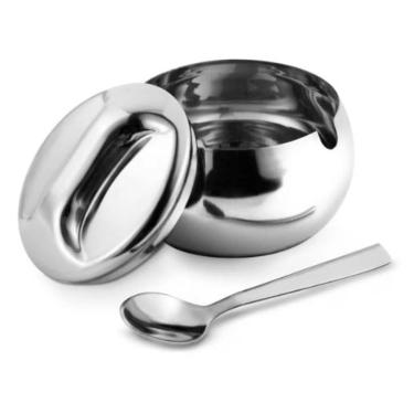 Imagem de Açucareiro em Aço Inox com Colher - Mimo Style