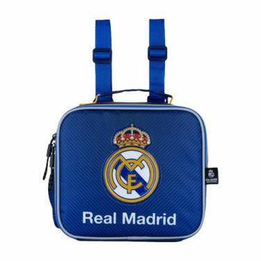 Imagem de Lancheira Térmica Real Madrid CF Futebol Meninos Infantil - Xeryus, Az