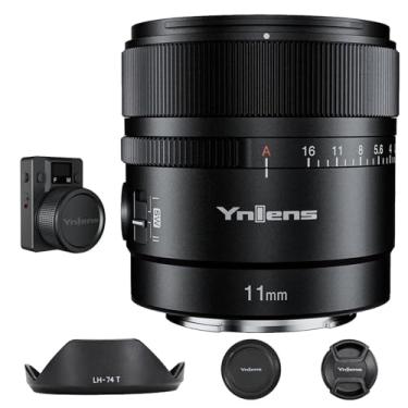 Imagem de YONGNUO YNLENS YN11MM F1.8S com controle remoto para Sony 11mm F1.8 Lente principal de grande abertura Foco automático APS-C quadro Lente ultra grande angular para câmeras sem espelho Sony E Mount
