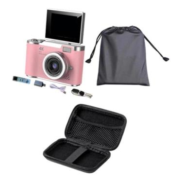 Imagem de KiBcsLic Câmera Digital de 48MP com Digital de 8x para Estudantes E Iniciantes. Rosa, Ideal para Fotos.