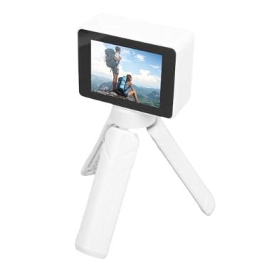 Imagem de Akozon Câmera de Polegar 1080P FHD Grande Angular 128GB à Prova de água Anti Vibração Dividida Câmera de Ação de Polegar Com tripé para Atividades Ao Ar Livre (Branca)