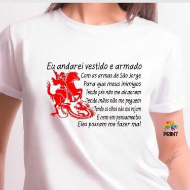 Imagem de Camiseta ORAÇÃO DE SÃO JORGE ZLprint