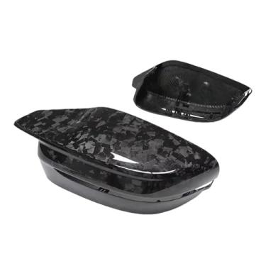 Imagem de Capa De Espelho Lateral De Carro Estilo Padrão De Fibra De Carbono Compatível Com BMW M2-G87 M3-G80 M4-Series G87 G82 G83 2020-2023(Style3 LHD)