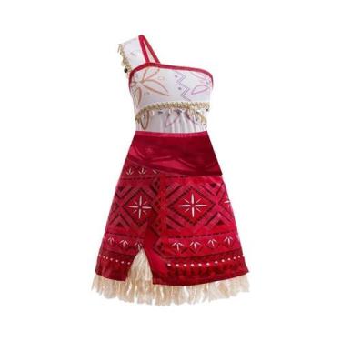 Imagem de Fantasia De Princesa Moana 2 Para Meninas, Vestido Para Festa De Hallo