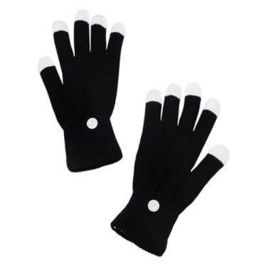 Imagem de Vaveren Luvas de LED que brilham no escuro, brinquedos piscantes incríveis para lembrancinhas de festa, festivais rave e Natal, para Adultos