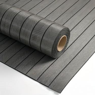 Imagem de Papel de parede 2,8 mm de espessura imitação de grão de madeira adesivo de parede autoadesivo impermeável e à prova de umidade 3D decoração de parede e renovação adesivo marrom mocha 40 * 300 cm