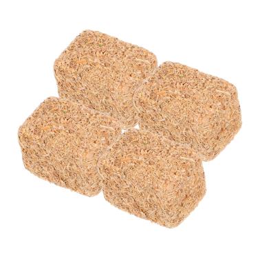 Imagem de UPKOCH 4 peças de enfeites de palha em miniatura para decoração de palheiro falso para cenas de fazenda DIY empilháveis realistas mini conjunto de acessórios